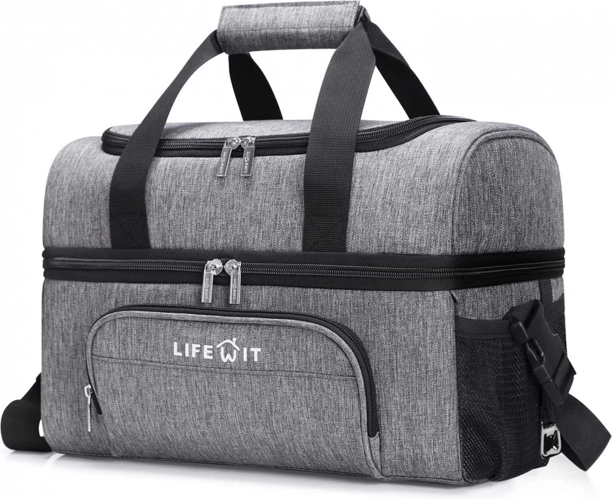 Lifewit 20L Koeltas | 20 Liter | Opvouwbaar | Koelbox-Koeltas | Isolatietas/ Picknicktas Voor Levensmiddelen / Grijs 3 Lifewit 20L Koeltas | 20 Liter | Opvouwbaar | Koelbox-Koeltas | Isolatietas/ Picknicktas Voor Levensmiddelen / Grijs