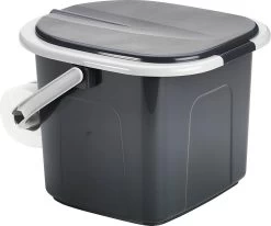 Branq Toiletemmer Draagbaar Met Deksel - 15,5L - Antraciet -Sport Buiten 1200x999 1