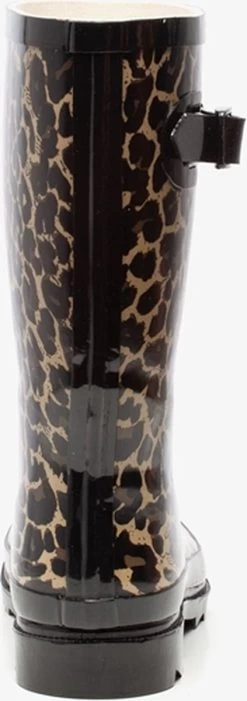 Mountain Peak Dames Regenlaarzen Met Luipaardprint - Bruin - Maat 38 -Sport Buiten 423x1200