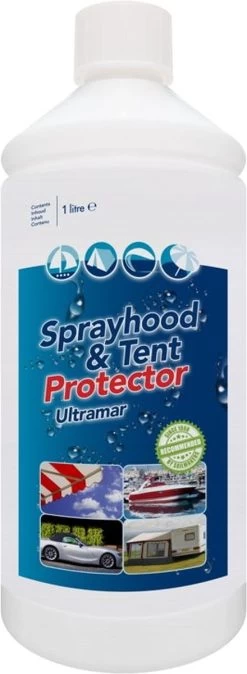 Ultramar - Sprayhood & Tent Protector 1L - Impregneermiddel Voor Bootkap, Tent, Cabriodak - Maakt Waterdicht En Geeft Extra Bescherming -Sport Buiten 440x1200