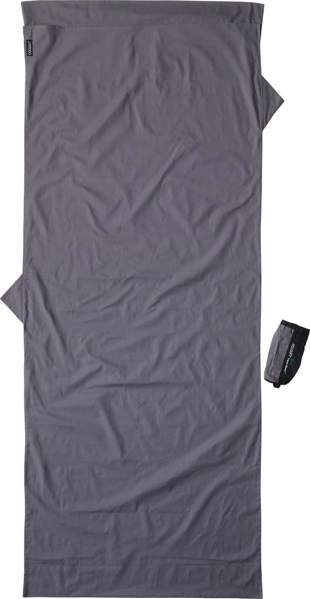 Cocoon TravelSheet - Lakenzak - Katoen - Grijs 4 Cocoon TravelSheet - Lakenzak - Katoen - Grijs - Afbeelding 2