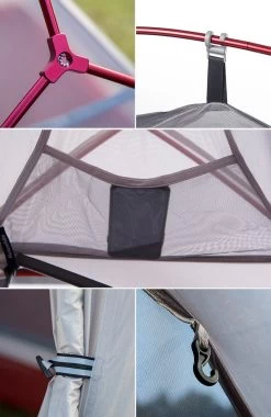 Cloud Up 3 Upgraded - Naturehike® - Tent 3 Persoons - Lichtgewicht Tent - Incl. Grondzeil - 20D 4000MM - Outdoor Kampeertent - Waterdicht - Hiking & Wandelen -Sport Buiten 780x1200
