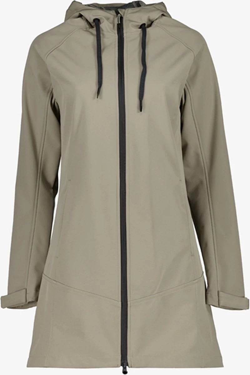 Kjelvik Dames Softshell Parka Kaki - Beige - Maat XL - Winddicht - Ademend Materiaal 3 Kjelvik Dames Softshell Parka Kaki - Beige - Maat XL - Winddicht - Ademend Materiaal
