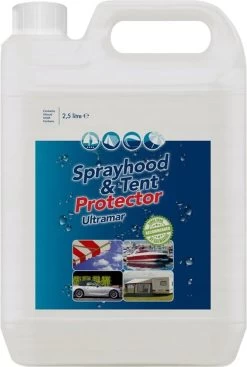 Ultramar - Sprayhood & Tent Protector 2,5L - Impregneermiddel Voor Bootkap, Tent, Cabriodak - Maakt Waterdicht En Geeft Extra Bescherming -Sport Buiten 807x1200