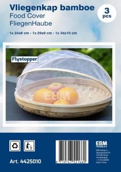 Voedselkap - Vliegenkapjes Bamboe Set 3 Stuks - Flystopper -Sport Buiten 846x1200 2