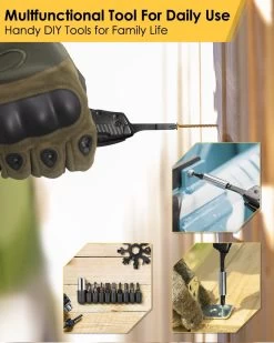 BOTC Multitool Zakmes - 14-in-1 Multitool - Blikopener / Flesopener / Zakmes / Schroevendraaier/ 9 Verwisselbare Schroeven / Draagetui - Voor Outdoor Camping/Wandelen -Sport Buiten 960x1200 2