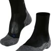 FALKE TK2 Explore Cool Short Wandelen Anti Blaren Functioneel Garen Heren Sportsokken Zwart - Maat 44-45