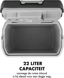 MOA - Thermo-elektrische Koelbox - Met Verwarmingsfunctie - 12V En 230V - 22 Liter - Grijs -ECW22 -Sport Buiten 991x1200